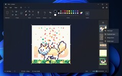 Microsoft spendiert Paint ein umfangreiches Update mit Ebenen. (Bild: Microsoft)