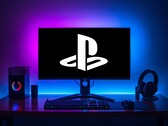 PlayStation Logo auf einem Gaming-PC-Monitor