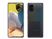 Samsung wird vom Kassenschlager Galaxy A51 auch eine 5G-Version anbieten, hier das erste Renderbild.