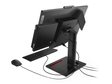 Lenovo bietet diverse Halter und Ständer für den Desktop-Rechner
