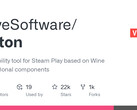 Das Proton Experimental Update vom 7. Februar 2024 erweitert die Spieleunterstützung unter Linux und dem Steam Deck (Bild: GitHub).