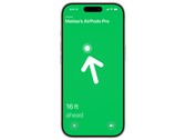 Precision Suchfunktion zum Auffinden der AirPods Pro. (Bildquelle: Apple)