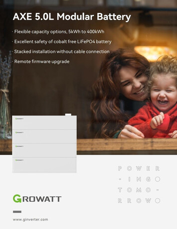 Technische Daten Batteriespeicher (Bildquelle: Growatt)