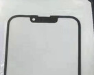 Falls dieses Bild tatsächlich das Displayglas des iPhone 13 zeigt, so plant Apple mehrere Veränderungen an der Notch. (Bild: MacRumors)