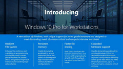 Windows 10 Pro: Neue Version für Workstations angekündigt