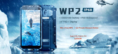 OUKITEL WP2: Hersteller verlost sein robustes Smartphones mit 10.0000-mAh-Akku, Ausstattung bestätigt