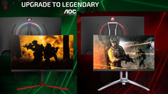 Premium Curved Gaming Monitore: AOC AG273QCG und AG273QCX sind im Handel erhältlich.