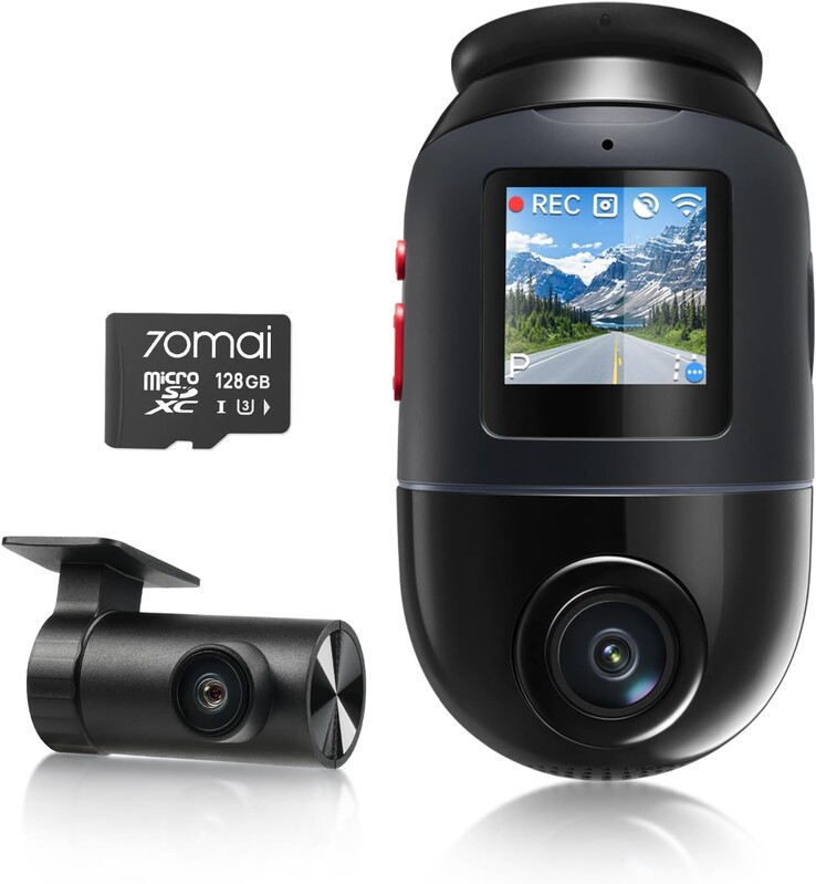 Die 70mai 4K Omni Dashcam verfügt über ein eingebautes GPS mit Routenverfolgung (Bildquelle: 70mai)