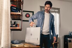 HPs neuester All-in-One-Computer kann besonders einfach transportiert werden. (Bild: HP)