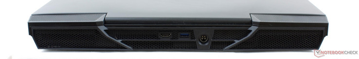 hinten: HDMI 2.0, USB 3.0, Netzanschluss
