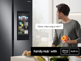 Die sechste Generation des Family Hub hat Alexa integriert. (Bild: Samsung)