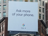 Nicht im Netz sondern auf Plakatwänden in Boston taucht die erste Werbung für das Pixel 2 auf.