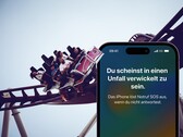 Das Apple iPhone 14 ruft offenbar den Notruf, wenn die Achterbahnfahrt zu wild wird. (Bild: 2Photo Pots / Apple, bearbeitet)