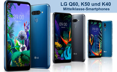 LG Electronics kündigt Mid-Range-Smartphones LG Q60, LG K50 und LG K40 an.