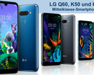 LG Electronics kündigt Mid-Range-Smartphones LG Q60, LG K50 und LG K40 an.