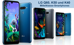 LG Electronics kündigt Mid-Range-Smartphones LG Q60, LG K50 und LG K40 an.
