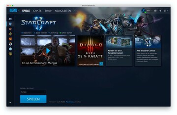 Im Battle.net findet man ausschließlich Spiele von Activision Blizzard.