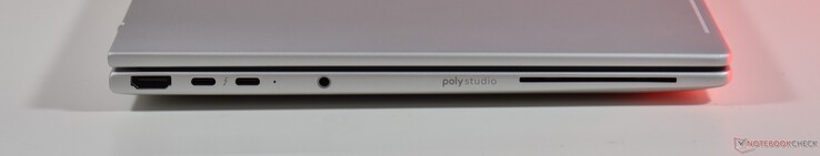 links: HDMI, 2x Thunderbolt 4, 3.5mm Audio, Smartcard Reader