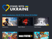 Mit dem "Stand with Ukraine"-Bundle sammelt Humble Spenden für die Ukraine. (Bild: Humble)