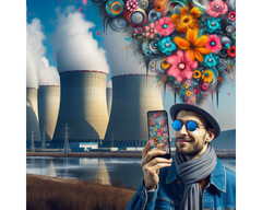 KI-Einsatz hat hohen CO₂-Fußabdruck (Symbolbild: Bing AI)