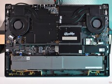 Das Innenleben des Lenovo ThinkPad P16 Gen 3.