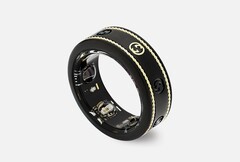 Die neueste Version des Oura Rings kommt im schicken Gucci-Design samt Elementen aus Gold. (Bild: Oura)