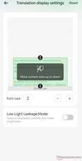Der Low Light Leakage Mode soll die Brille etwas unauffälliger machen