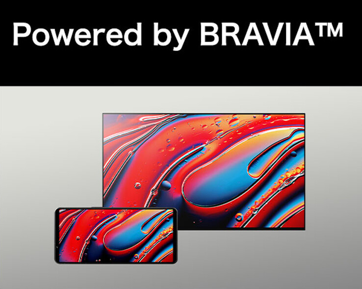 Ein geleaktes Marketing-Sujet deutete bereits auf Bravia TV Technologie im Xperia 1 VI. (Bild: Evan Blass)