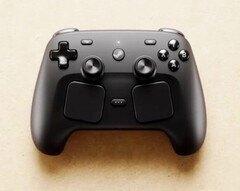 Der Steam Controller besitzt ähnlich wie das Steam Deck zwei quadratische Trackpads. (Bildquelle: Valve)