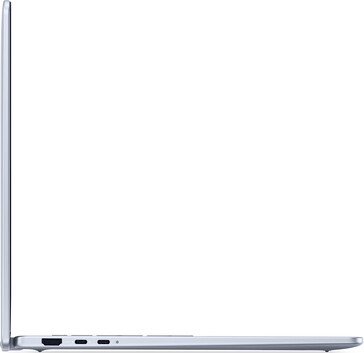 Einmal Thunderbolt 4 und einmal USB 3.2 Gen 2 sind verbaut (Bildquelle: Dell)