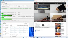 Maximale Latenz beim Öffnen mehrerer Browser-Tabs und beim Abspielen von 4K-Videomaterial