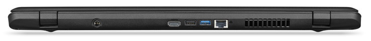 Rückseite: Netzanschluss, HDMI, USB 2.0 (Typ-A), USB 3.1 Gen 1 (Typ-A), Gigabit-Ethernet
