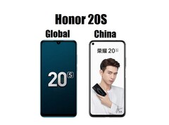 Den Unterschied sieht man auf den ersten Blick: Das globale Honor 20S entspricht nicht dem China-Modell.