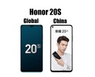 Den Unterschied sieht man auf den ersten Blick: Das globale Honor 20S entspricht nicht dem China-Modell.