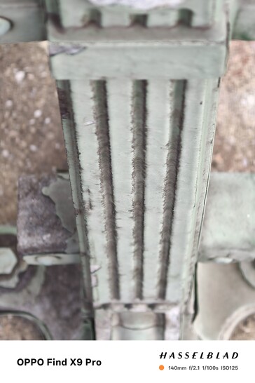 Oppo Find X9 Pro ohne Lens Mount zeigt die korrekten Farben.