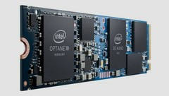 Intel kombiniert NAND und 3D XPoint auf einem M.2-Modul. (Bild: Intel)
