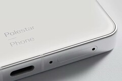 Das Polestar Phone setzt auf einen flachen Rahmen und besonders dünne Bildschirmränder. (Bild: Polestar)