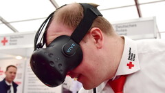 HTC Vive: VR-Headset unterstützt Rettungsausbildung beim DRK