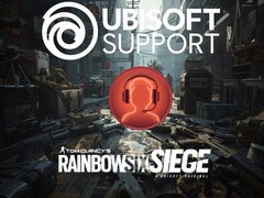 Logos von Ubisoft Support und Rainbow Six Siege. (Bildquelle: Ubisoft Support mit Änderungen)