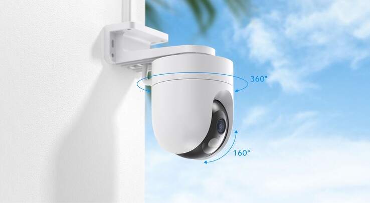 Die Xiaomi Outdoor Camera CW400 ist vielseitig verstellbar (Bild: Xiaomi)