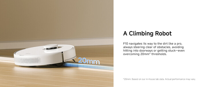 Türschwellen sollen sich überwinden lassen (Bildquelle: Dreame)