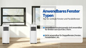 Anwendbare Fenstertypen