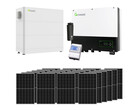 10-kWp-PV-Anlage mit 25 Solarmodulen und Batteriespeicher für mehr Autarkie (Bild: Growatt, Hantech)