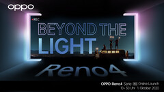 Oppo Reno4 Smartphone-Serie: Launch-Event am 1. Oktober.