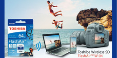 CeBIT 2017 | Toshiba FlashAir W-04: Schnellere WLAN-SD-Karten