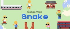 Snake mit Zügen ist ein cleverer Twist für die Karten-App. (Bild: Google)