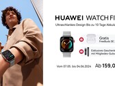 Die Huawei Watch Fit 3 startet mit zwei Geschenken in den Verkauf. (Bild: Huawei)