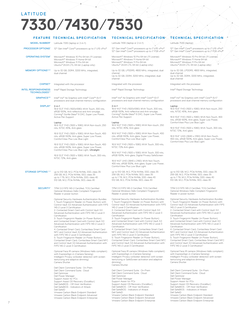 Dell Latitude 7000-Serie Datenblatt