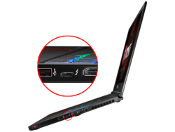 Die Thunderbolt-3-Schnittstelle setzt auf dem kompakten USB-Typ-C-Anschluss auf und ist sowohl zu USB-Geräten wie auch zu DisplayPort- oder HDMI-Bildschirmen kompatibel.