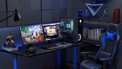 Der HP Omen 25i kann die Darstellung anpassen, um Spielern einen Vorteil zu verschaffen. (Bild: HP)